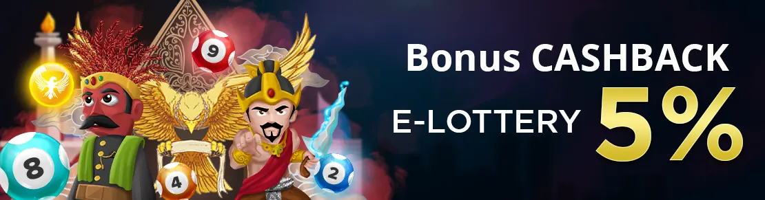 Bonus Cashback ELOTTERY 5%